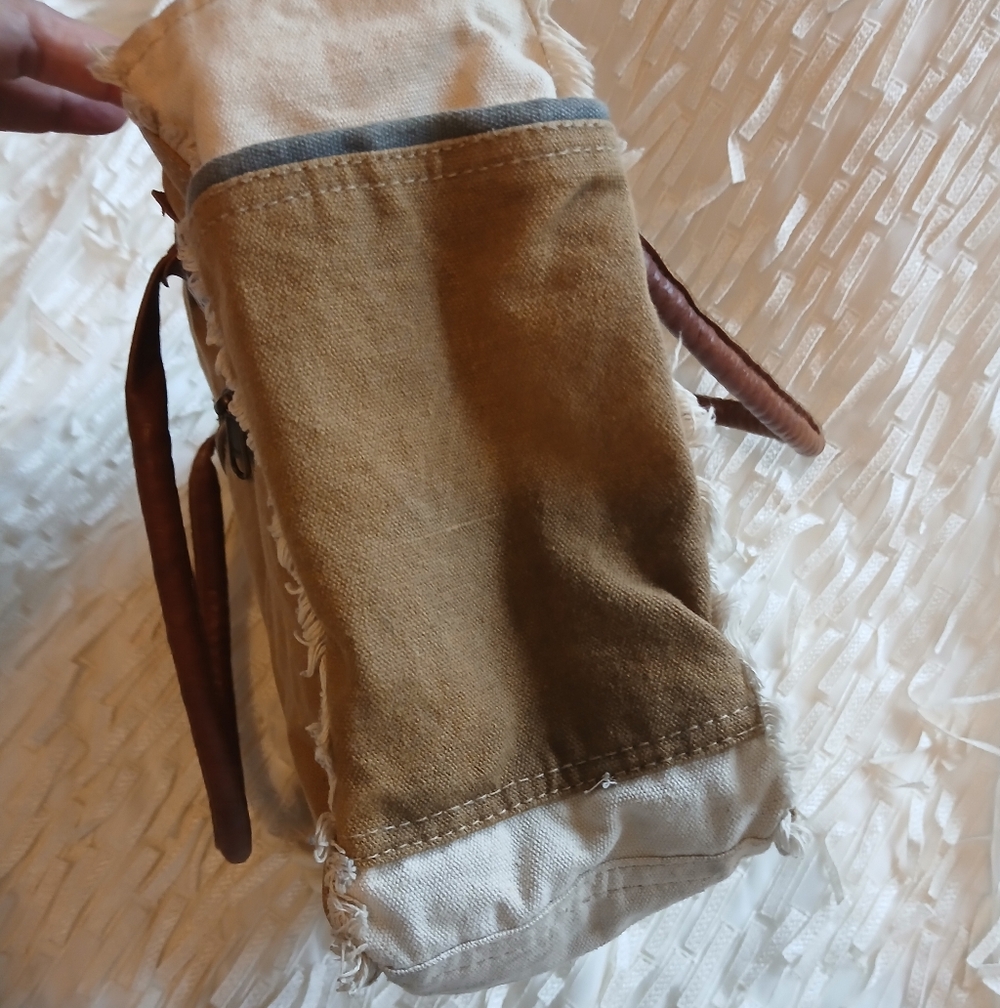 Myra Bag 'SEL de MER' Canvas Tote - Picture 8 of 14